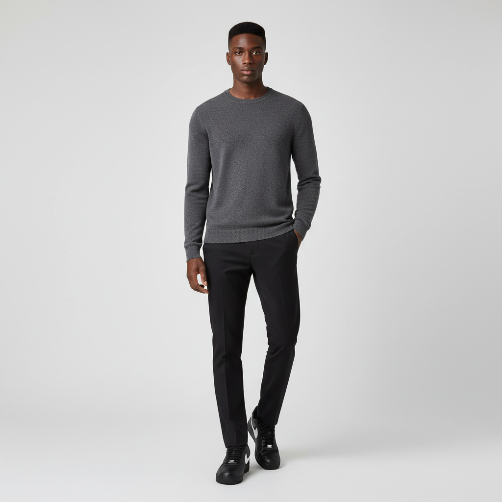 Lookbook Nike Supreme x Air Force 1 Rendah 'Logo Kotak - Hitam Putih' CU9225-002