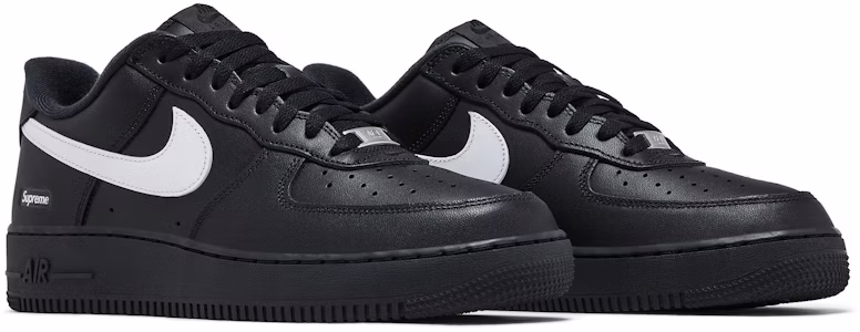 Nike Supreme x Air Force 1 Rendah 'Logo Kotak - Hitam Putih' CU9225-002 Cheap Nike Supreme x Air Force 1 Rendah 'Logo Kotak - Hitam Putih' CU9225-002
