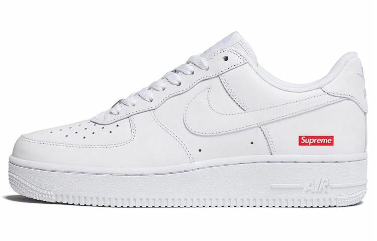 Supreme x Nike Air Force 1 Low 'Box Logo - White' CU9225-100