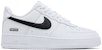 Nike Supreme x Air Force 1 Low 'Logo Kotak - Putih Hitam' CU9225-102
