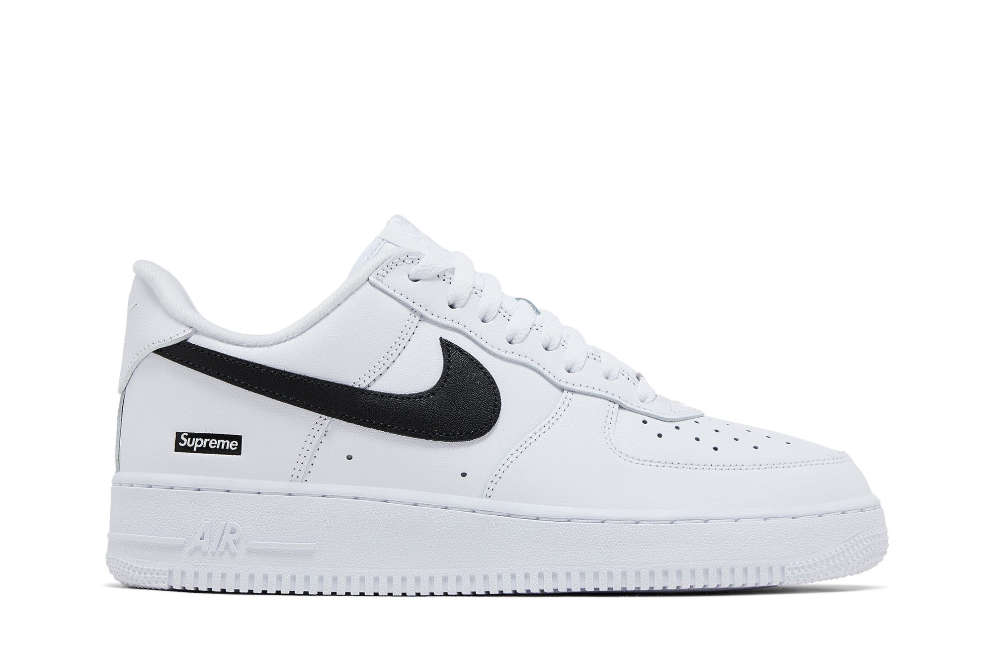 Supreme x Nike Air Force 1 Low 'Box Logo - White Black' CU9225-102
