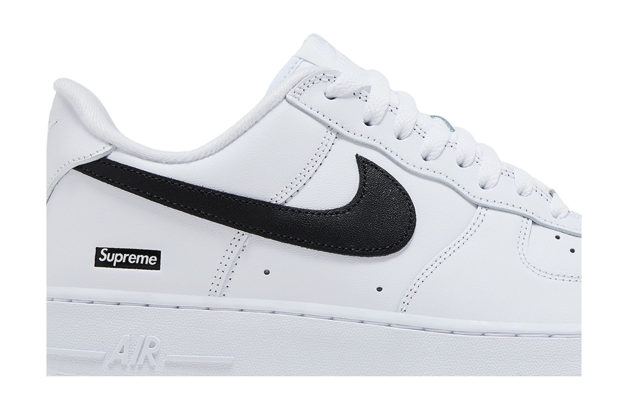 Lookbook Supreme x Nike Air Force 1 Low 'Box Logo - White Black' CU9225-102
