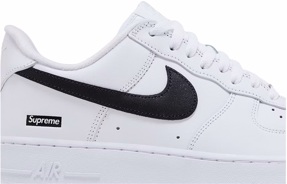 Supreme x Nike Air Force 1 Low 'Box Logo - White Black' CU9225-102 Lookbook Supreme x Nike Air Force 1 Low 'Box Logo - White Black' CU9225-102