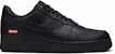 Supreme x Nike Air Force 1 Low 'Box Logo - Hitam' CU9225-001
