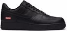 Buy Supreme x Nike Air Force 1 Low 'Box Logo - Hitam' CU9225-001
