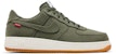 Supreme x Nike Air Force 1 Low Premium 08 NRG 'Cargo Khaki' Lelaki 573488-300