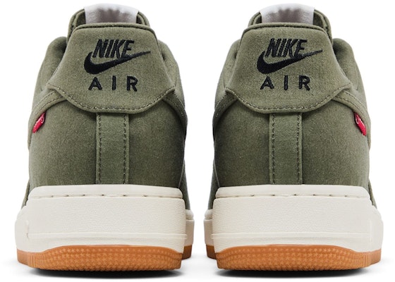 Supreme x Nike Air Force 1 Low Premium 08 NRG 'Cargo Khaki' Lelaki 573488-300 Details for Supreme x Nike Air Force 1 Low Premium 08 NRG 'Cargo Khaki' Lelaki 573488-300
