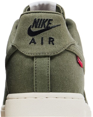 Supreme x Nike Air Force 1 Low Premium 08 NRG 'Cargo Khaki' Lelaki 573488-300 Sizing Supreme x Nike Air Force 1 Low Premium 08 NRG 'Cargo Khaki' Lelaki 573488-300