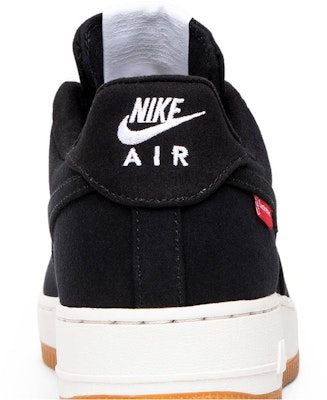 슈프림 x 나이키 에어포스 1 로우 '08 블랙 (프리미엄) 573488-090 Sizing 슈프림 x 나이키 에어포스 1 로우 '08 블랙 (프리미엄) 573488-090