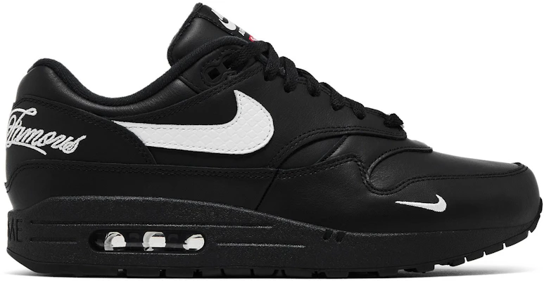 Supreme x Nike Air Max 1 ''87 SP ''Schwarz Weiß'' HF8813-001 Buy Supreme x Nike Air Max 1 ''87 SP ''Schwarz Weiß'' HF8813-001