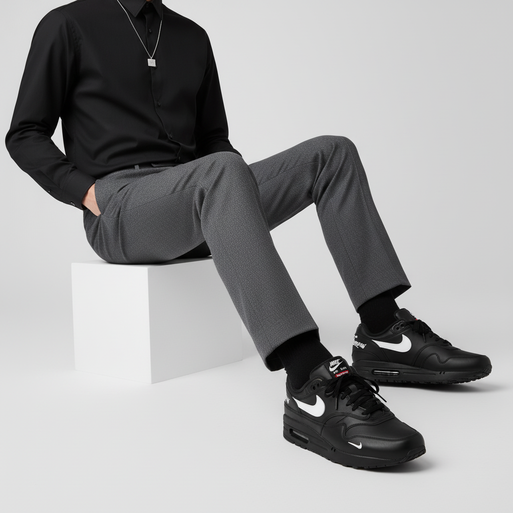 Order Supreme x Nike Air Max 1 '87 SP 'Hitam Putih' HF8813-001