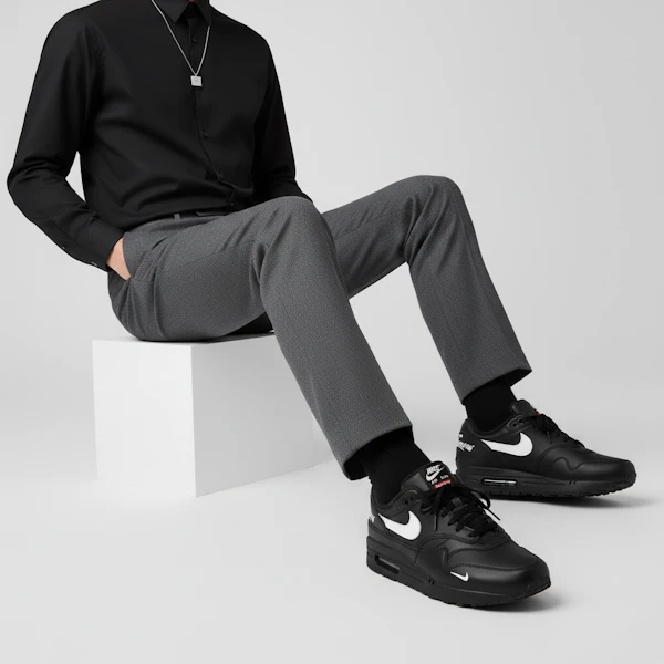 Supreme x Nike Air Max 1 '87 SP 'Hitam Putih' HF8813-001 Order Supreme x Nike Air Max 1 '87 SP 'Hitam Putih' HF8813-001