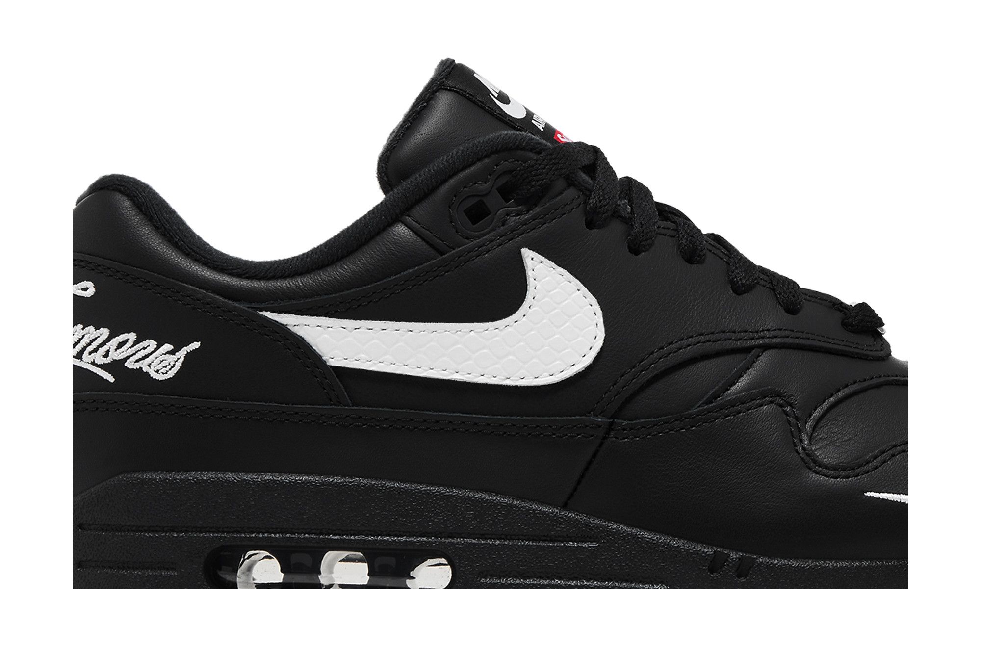 Lookbook Supreme x Nike Air Max 1 ''87 SP ''Schwarz Weiß'' HF8813-001