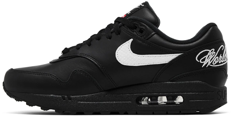 Supreme x Nike Air Max 1 ''87 SP ''Schwarz Weiß'' HF8813-001 Shop Supreme x Nike Air Max 1 ''87 SP ''Schwarz Weiß'' HF8813-001