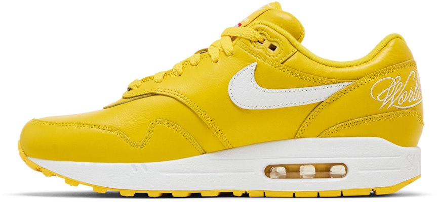 Supreme x Nike Air Max 1 '87 SP 'Amarillo Velocidad' HF8813-700 Lookbook Supreme x Nike Air Max 1 '87 SP 'Amarillo Velocidad' HF8813-700