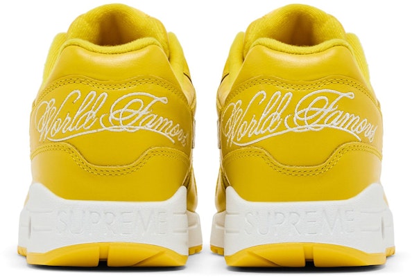 Supreme x Nike Air Max 1 '87 SP 'Speed Yellow' HF8813-700 Details for Supreme x Nike Air Max 1 '87 SP 'Speed Yellow' HF8813-700