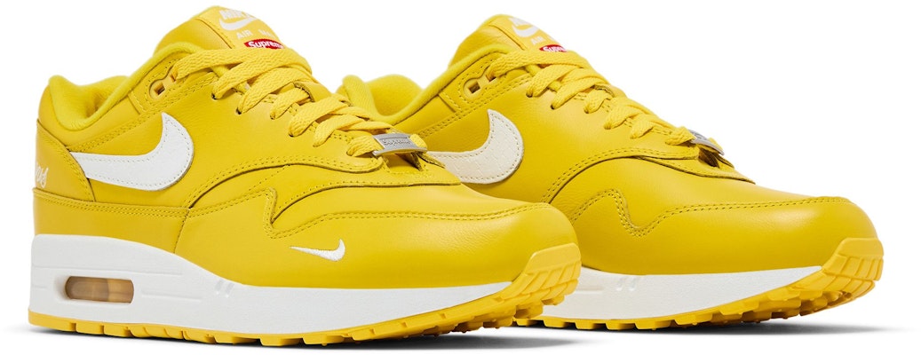 Supreme x Nike Air Max 1 '87 SP 'Amarillo Velocidad' HF8813-700 Cheap Supreme x Nike Air Max 1 '87 SP 'Amarillo Velocidad' HF8813-700