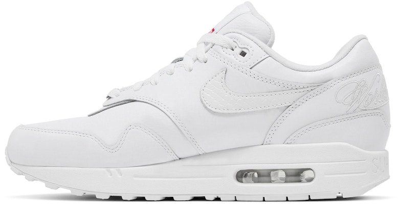 Supreme x Nike Air Max 1 '87 SP 'Triple White' HF8813-100 Lookbook Supreme x Nike Air Max 1 '87 SP 'Triple White' HF8813-100