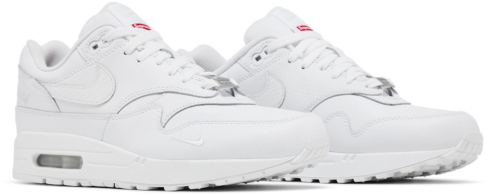 Supreme x Nike Air Max 1 '87 SP 'Triple White' HF8813-100 Cheap Supreme x Nike Air Max 1 '87 SP 'Triple White' HF8813-100