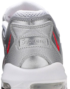 Supreme x Nike Air Max 96 'Silver Metalik' CV7652-001 Sizing Supreme x Nike Air Max 96 'Silver Metalik' CV7652-001