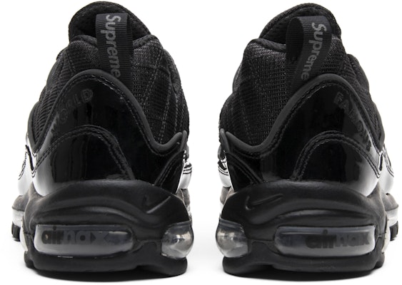 Supreme x Nike Air Max 98 'Black' 844694-001 Details for Supreme x Nike Air Max 98 'Black' 844694-001