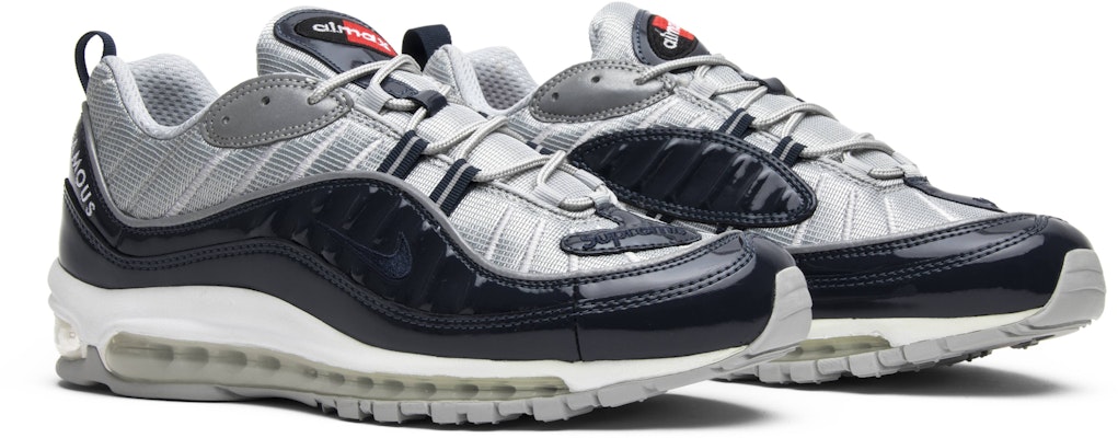 Supreme x Nike Air Max 98 'Obsidian' 844694-400 Cheap Supreme x Nike Air Max 98 'Obsidian' 844694-400