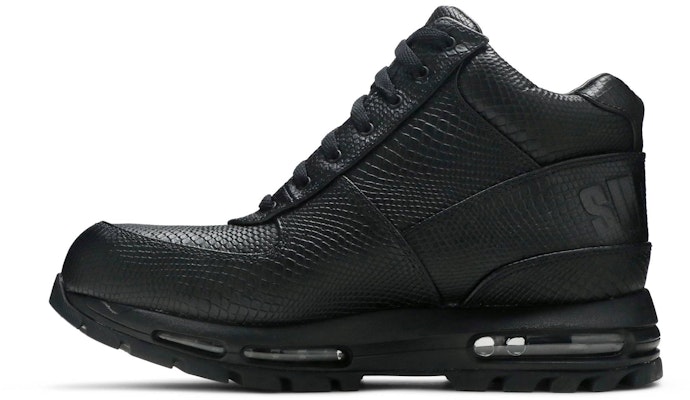 Supreme x Nike Air Max Goadome 'Black Snakeskin' DA1475-001 Lookbook Supreme x Nike Air Max Goadome 'Black Snakeskin' DA1475-001