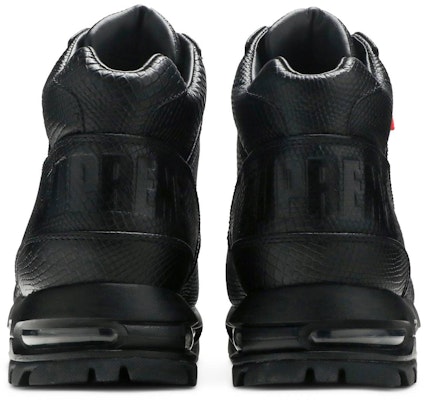 Supreme x Nike Air Max Goadome 'Black Snakeskin' DA1475-001 Details for Supreme x Nike Air Max Goadome 'Black Snakeskin' DA1475-001