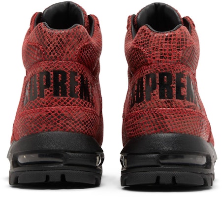 Supreme x Nike Air Max Goadome 'Red Snakeskin' DA1475-600 Details for Supreme x Nike Air Max Goadome 'Red Snakeskin' DA1475-600