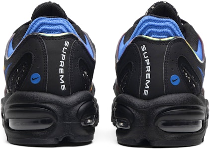 슈프림 x 나이키 에어맥스 테일윈드 4 "블랙 코발트" AT3854-001 Details for 슈프림 x 나이키 에어맥스 테일윈드 4 "블랙 코발트" AT3854-001