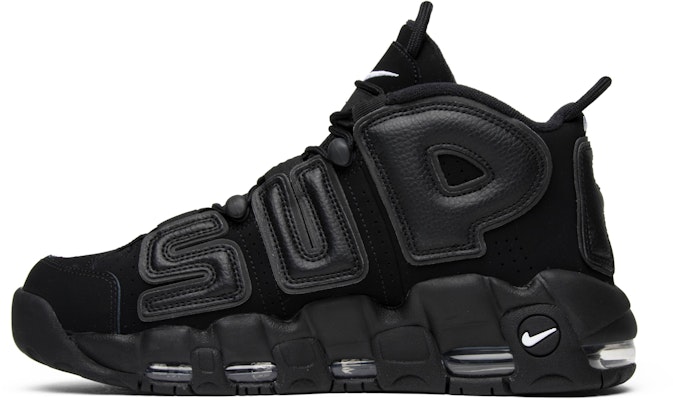 Supreme x nike uptempo black Clearance