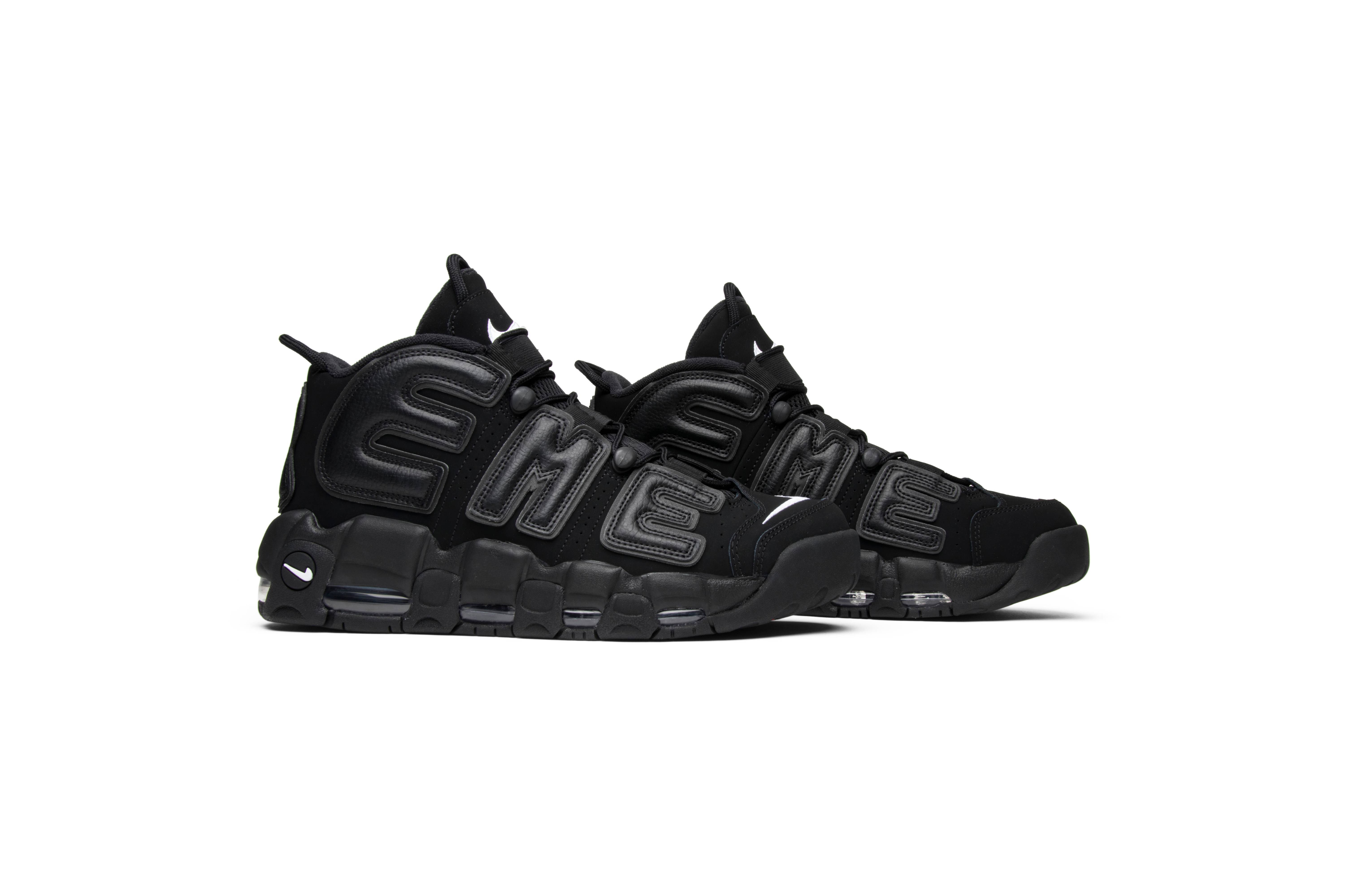 Buy Supreme x Nike Air More Uptempo Black 902290 001 Novelship