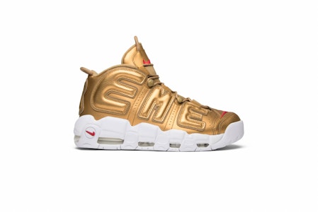 Supreme x Nike Air More Uptempo 'Emas Metalik' 902290-700 Buy Supreme x Nike Air More Uptempo 'Emas Metalik' 902290-700