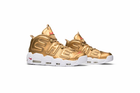 Supreme x Nike Air More Uptempo 'Emas Metalik' 902290-700 Cheap Supreme x Nike Air More Uptempo 'Emas Metalik' 902290-700