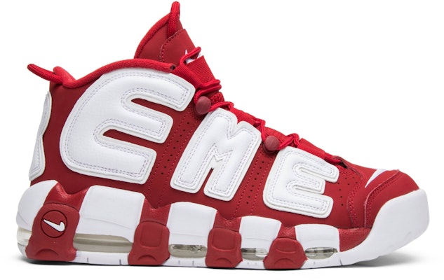 Supreme x Nike Air More Uptempo 'Red' 902290-600