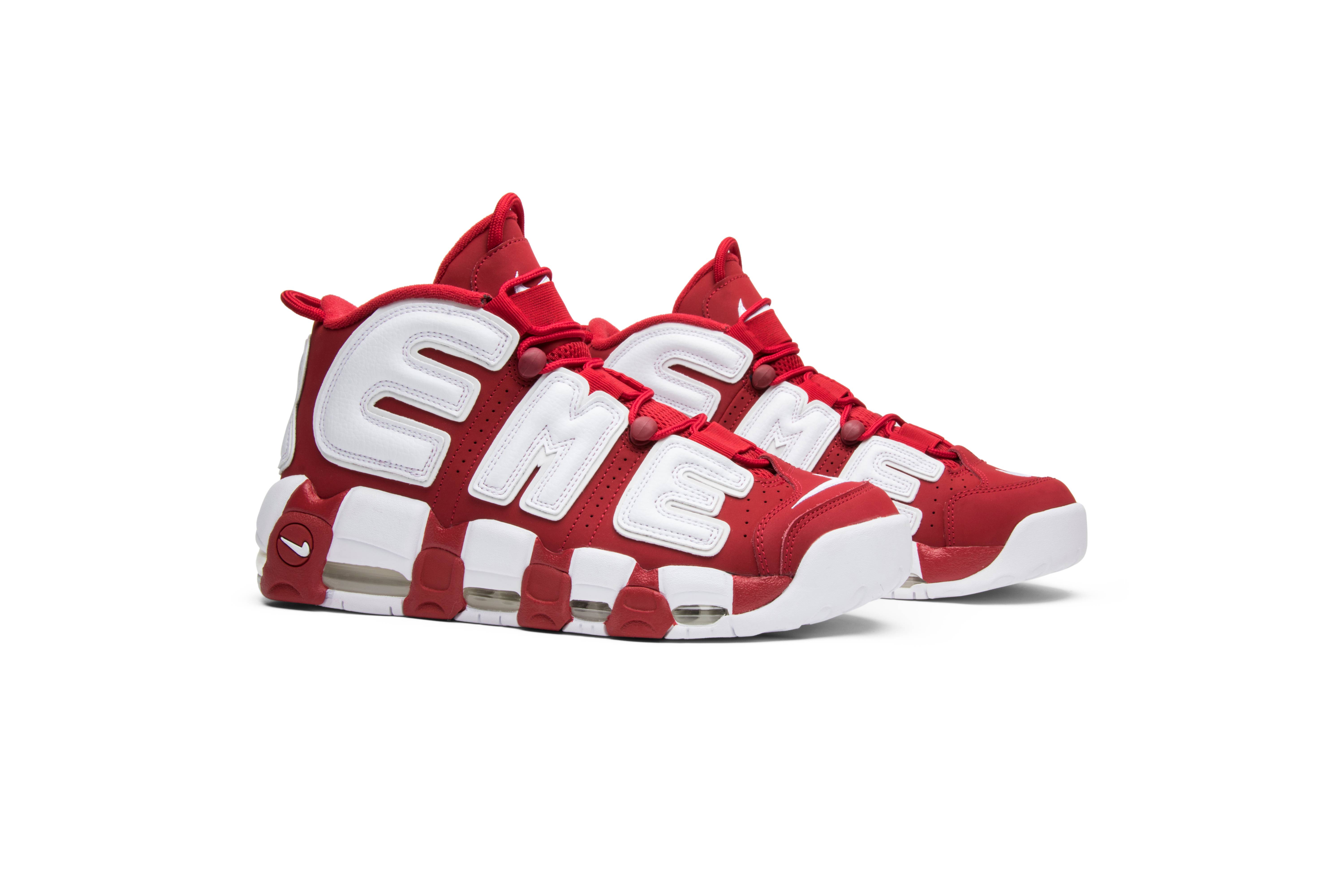 Buy Supreme x Nike Air More Uptempo Red 902290 600 Novelship