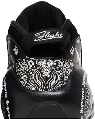 Supreme x Nike Air Zoom Flight 95 SP 'Black White' DJ8604-001 Sizing Supreme x Nike Air Zoom Flight 95 SP 'Black White' DJ8604-001