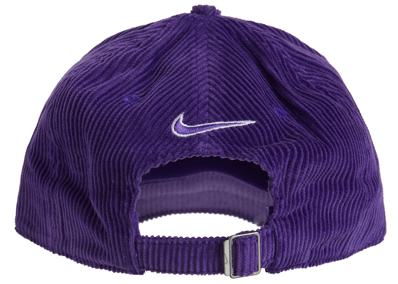 Order Supreme x Nike アーチコーデュロイ 6パネル 紫
