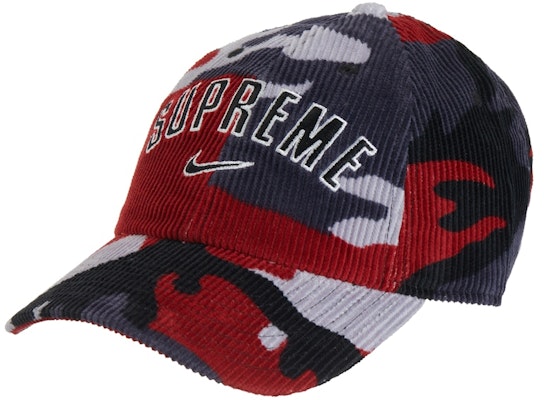 Supreme x Nike Arc Corduroy 6-Panel Red Camo Buy Supreme x Nike Arc Corduroy 6-Panel Red Camo