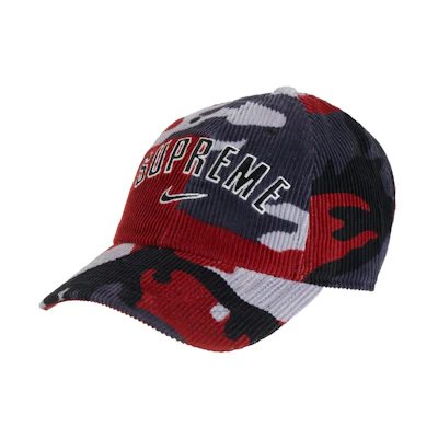 Supreme Nike Arc Corduroy 6-Panel Red Camo
