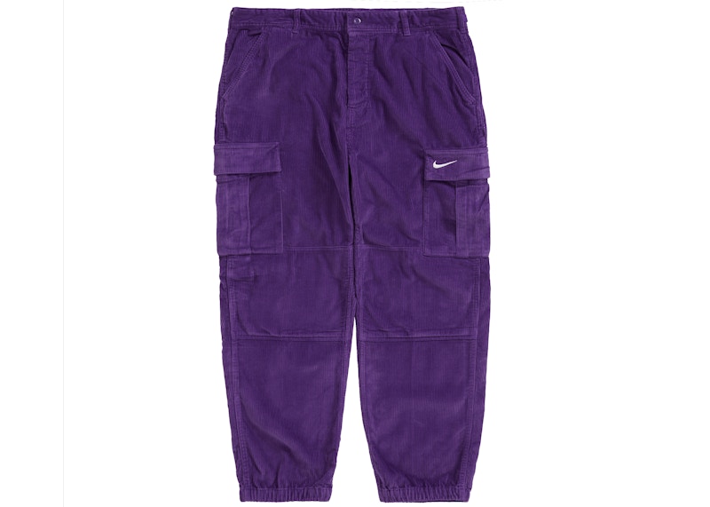 Supreme x Nike Arc Corduroy Cargo Pant Purple