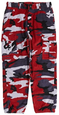 Supreme x Nike Arc Corduroy Cargo Pant Merah Camo Buy Supreme x Nike Arc Corduroy Cargo Pant Merah Camo
