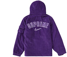 Supreme x Nike Arc Corduroy Hooded Jacket Purple Supreme x Nike Arc Corduroy Hooded Jacket Purple