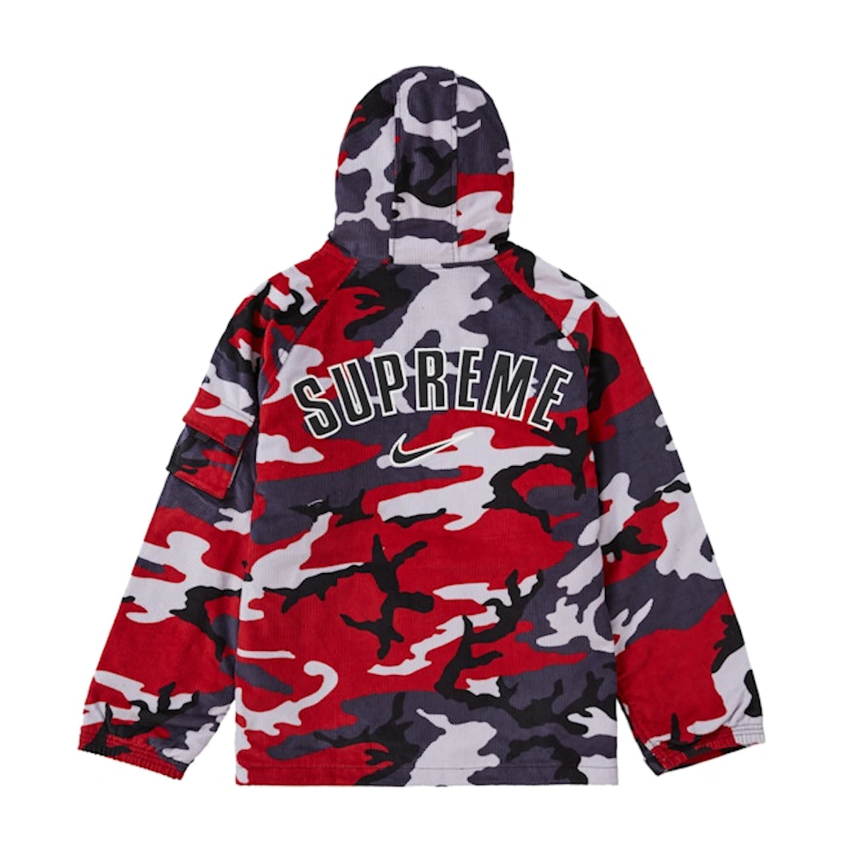 Buy Supreme x Nike Arc Corduroy Hooded Jacket Red Camo - Novelship Buy Supreme x Nike Arc Corduroy Hooded Jacket Red Camo - Novelship