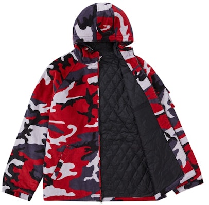 Supreme x Nike Arc Corduroy Hooded Jacket Red Camo Order Supreme x Nike Arc Corduroy Hooded Jacket Red Camo