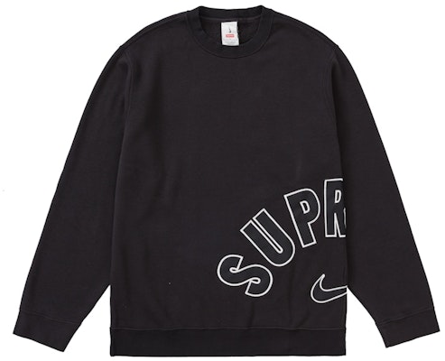 Supreme x Nike Arc Crewneck Black Buy Supreme x Nike Arc Crewneck Black