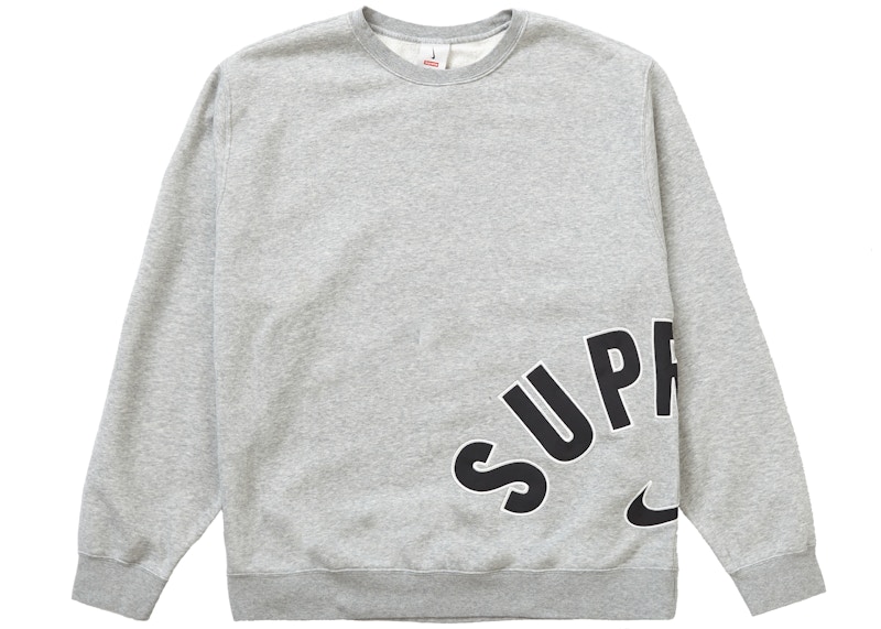 Supreme x Nike Arc Crewneck Heather Grey