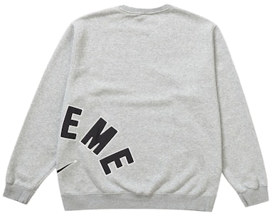 Supreme x Nike 弧形徽标套头衫石灰色 Order Supreme x Nike 弧形徽标套头衫石灰色