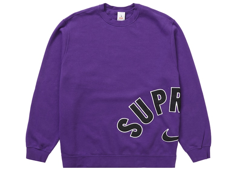Supreme x Nike Arc Crewneck Purple