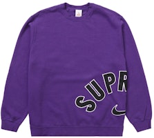 Supreme x Nike Arc Crewneck Purple Supreme x Nike Arc Crewneck Purple